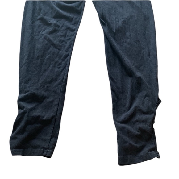 Poof! Black Pants With Cross Cutout Ankles - Picture 5 of 6